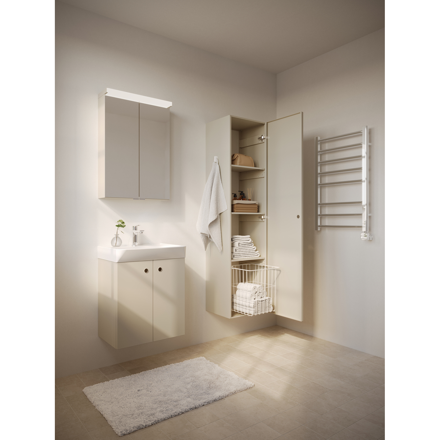 Högskåp Svedberg Intro med 3 Hyllor